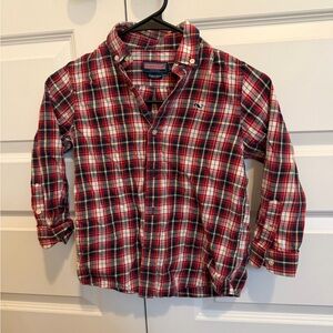 Vineyard Vines Button Down Plaid Kids Shirt